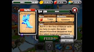 DragonVale How to Breed Aquamarine Dragon  10k GEMS WINNER EVERY VIDEO HD [upl. by Mairym]