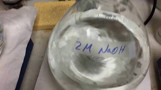 1How To Make 2 M HCl amp 2 M NaOH Solutions [upl. by Francois582]