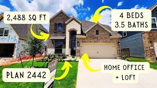 Tour Plan 2442 by Perry Homes at Patterson Ranch in Georgetown TX [upl. by D'Arcy]