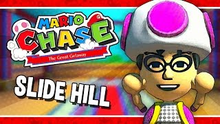 Nintendo Land  Mario Chase Slide Hill 5 Player [upl. by Egbert]