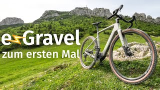 EGravel Bike Test Erstes Mal mit ROSE BackRoad auf die Kampenwand [upl. by Yanehc693]