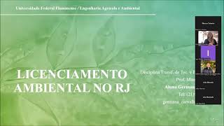 Licenciamento Ambiental no RJ [upl. by Esiled295]