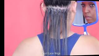 How to install microlink tips hair extensions step by step for beginners April Lace Wigs [upl. by Salahcin]