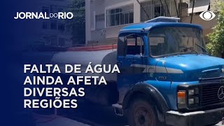 Falta de água ainda atinge hospitais comércios e universidades [upl. by Brendon242]