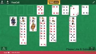 Microsoft Solitaire Collection  Card Games  FreeCell  Daily Challenge 29032017 [upl. by Sidnak682]