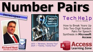 How to Break Years Up Into TwoDigit Number Pairs for Speech Synthesis in Microsoft Access [upl. by Natanoj]