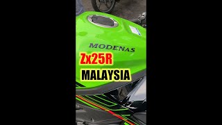 ZX25R MALAYSIA MODENAS [upl. by Ydurt]