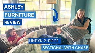 Lindyn 2Piece Sectional with Chaise Review  Ashley Furniture Review [upl. by Primo]