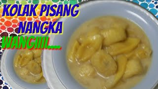 KOLAK PISANG NANGKAAla TKWRasa nya wangiii Nangka [upl. by Ettereve]