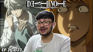 LIGHT AND L JR NEAR AND MELLO  Death Note Episode 26 and 27  Ls FUNERAL REACTION [upl. by Viridi]