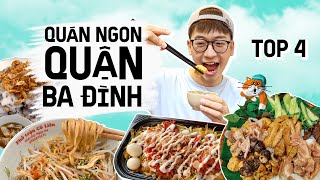 Top 4 quán ngon Ninh Tito mê ở QUẬN BA ĐÌNH  QUÁN NGON QUẬN MÌNH series [upl. by Lose]