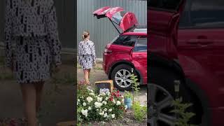 Guy pranks his wife by remotely opening the trunk from afar [upl. by Ylac]