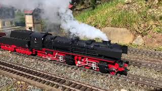 BR 53 0001 G Scale serious Steam engine  Spur G Dampflok mit ordentlich Dampf [upl. by Al]