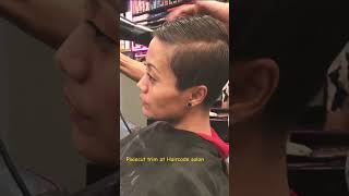 Pixiecut trim at Haircode salon [upl. by Sad58]