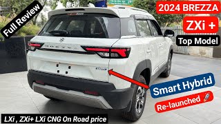 Ye Hai All New 2024 Maruti Suzuki Brezza ZXi Top Model Review  On Road price Mileage New Update [upl. by Liakim]