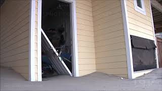 11192019 AvonRodanthe NC  Damage  Cars Buried  Structures filled with Sand  DOT clearing San [upl. by Joon]