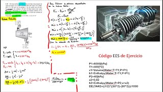 🔥 🚀 Turbina de Vapor Ejercicio resuelto en estado ESTACIONARIO  Termodinámica [upl. by Birgit]