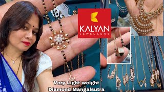 Unique Daily Wear Diamond Mangalsutra Designs with PriceKalyan Jewellers MangalsutraDeeya [upl. by Kola]