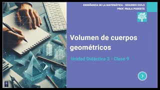 Enseñanza de cuerpos geométricos y volumen [upl. by Gati]