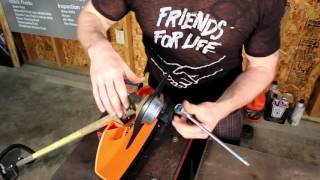 Stihl FS 90R Overview brushcutter installation howto and demonstration [upl. by Aim]