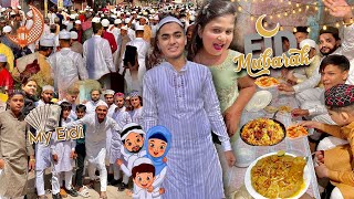 My Eid🌙 Vlog In India💕 Duniya Ko EidULfitr Mubarak❤️✨मुझे kitni EIDI मिली 😍 Khane में क्या बना [upl. by Haiasi]