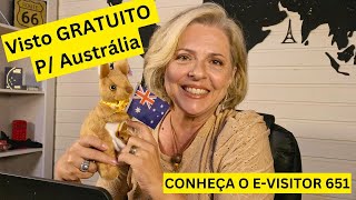 QUER VISITAR A AUSTRALIA SAIBA COMO FUNCIONA O EVISITOR 651 [upl. by Whorton]