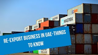 ReExports Business in UAE – Things to Know  Dubai  Import Export License [upl. by Jerusalem]