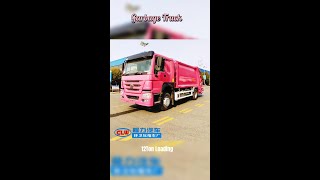 Sinotruk Howo Garbage Campactor TruckColor Design for Woman amp Man [upl. by Naeroled]