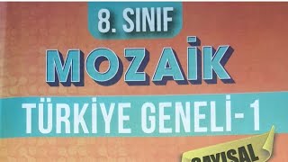 8sınıf Mozaik Lgs 1deneme 20232024 [upl. by Cthrine]