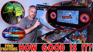 Stern Foo Fighters pinball machine 2 week review and mod upgrades  Initial thoughts and gameplay [upl. by Sherborne]