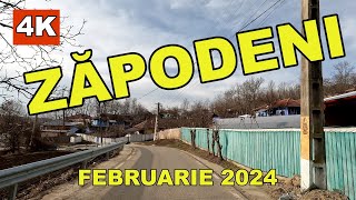 Satul Zapodeni dupa 35 de ani de democratie februarie 2024 video 4K [upl. by Howard]