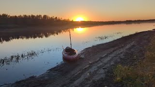 Kayaking Lac QUI PARLE Lake 2 [upl. by Enitsirk]