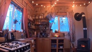 Alaska Living Simple Dry Cabin Kitchen Tour [upl. by Hemphill413]