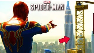 A QUEDA do GUINDASTE GIGANTE  SPIDERMAN PS4 [upl. by Myers]