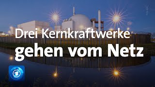 Atomausstieg Gundremmingen Grohnde und Brokdorf gehen zum Jahresende vom Netz [upl. by Branch]