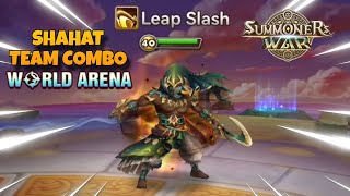 Shahat Team Combo in World Arena  Summoners War [upl. by Eltsyrhc]