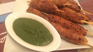 CHICKEN SEEKH KABABChicken Seekh kabab KABAB KING NEW YORK STYLE BY SEHAR SYED चिकन सीख कबाब [upl. by Valentino]