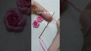 Bullion knot stitch  How to embroider [upl. by Engelhart641]