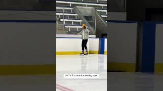 Jeffs first time ice skating ever 🥶 [upl. by Kalb855]