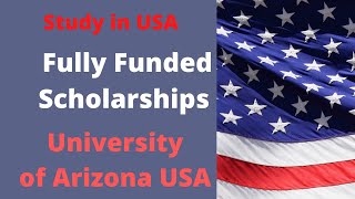 How to apply for Scholarships in USA University of Arizona [upl. by Xel]