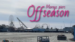 Morey’s piers in the winter offseason of 2024 [upl. by Ardnuassac]