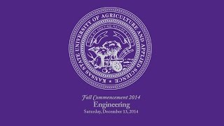 KState Commencement  Fall 2014  Engineering [upl. by Asilat]