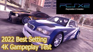 【PCSX2】 Need for Speed Most Wanted Gameplay l 4K 60FPS l Best Setting 2022 [upl. by Ecar]