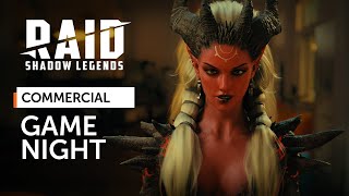 RAID Shadow Legends  Champions IRL  Game Night Official Commercial [upl. by Joellyn773]