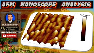 AFM NanoScope Analysis Software  2D3D Mapping  Surface Characterization Techniques 🔬✨📊 [upl. by Ettolrahc]