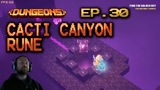 Minecraft Dungeons Walkthrough Ep30  Cacti Canyon Rune  GameWithSki [upl. by Yslehc]