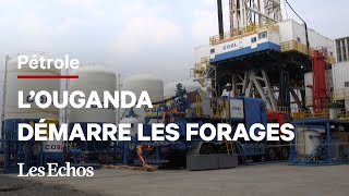 Pétrole  lOuganda lance ses premières activités de forage [upl. by Eeniffar277]