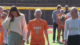 Post University Womens Soccer Senior Day 2024 101924 [upl. by Flinn]