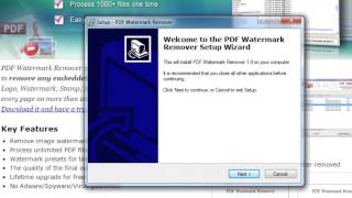 การใช้งาน Pdf Watermark Remover ลบลายน้ำใน PDF [upl. by Marsh410]