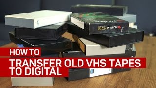 Convert your VHS tapes into digital files [upl. by Yenettirb]